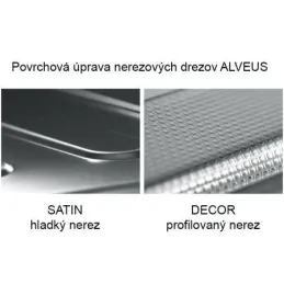Évier en acier inoxydable Alveus LINE 50
