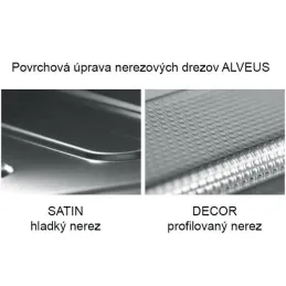 Évier en acier inoxydable Alveus ZOOM 30
