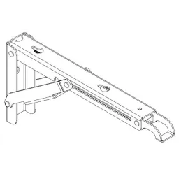 Console rabattable SUPERIOR blanche / paire
