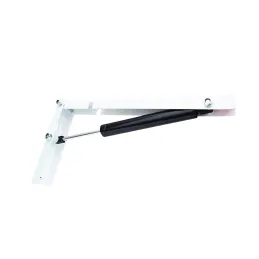 Console rabattable avec amortissement / Blanc