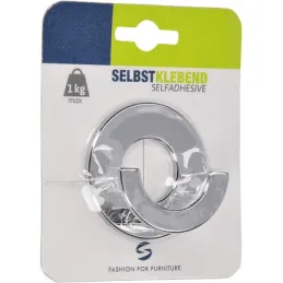 Patère adhésive OSTER / Chrome brillant