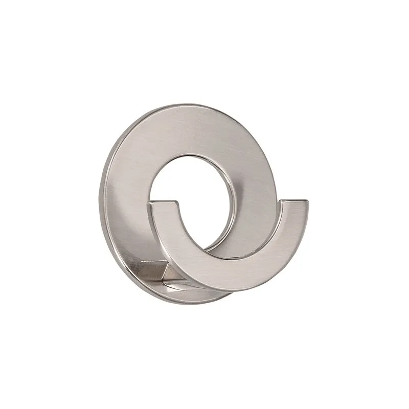 Patère adhésive OSTER / nickel brossé