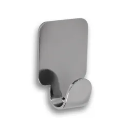 Patère adhésive QUADRO / Chrome brillant