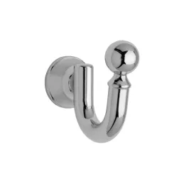 Patère métallique à vis LETRO / Chrome brillant