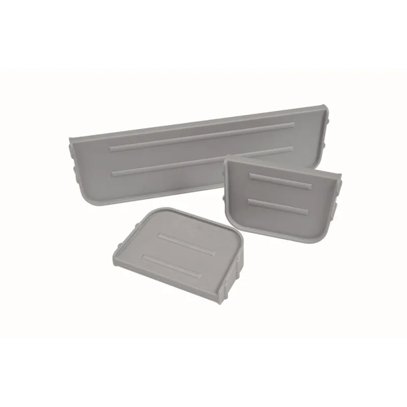 Séparateurs réglables grands pour range-couverts SCOOP / Argent