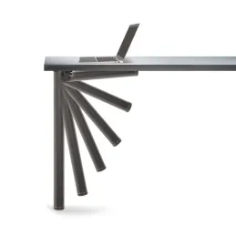 Pied de table pliant MOVE / Noir mat