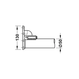 Pied de table pliant MOVE / Noir mat