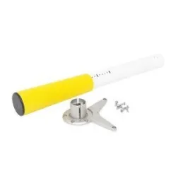 Pied de table réglable CHILD / Blanc-jaune