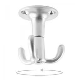Porte-manteau rotatif TWISTER / Chrome mat