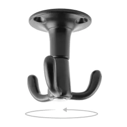 Porte-manteau pivotant TWISTER / Noir mat