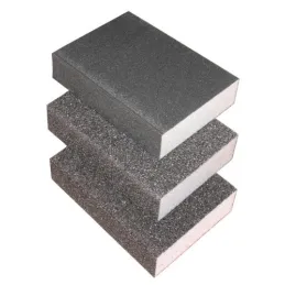Éponge abrasive 4 faces / 220