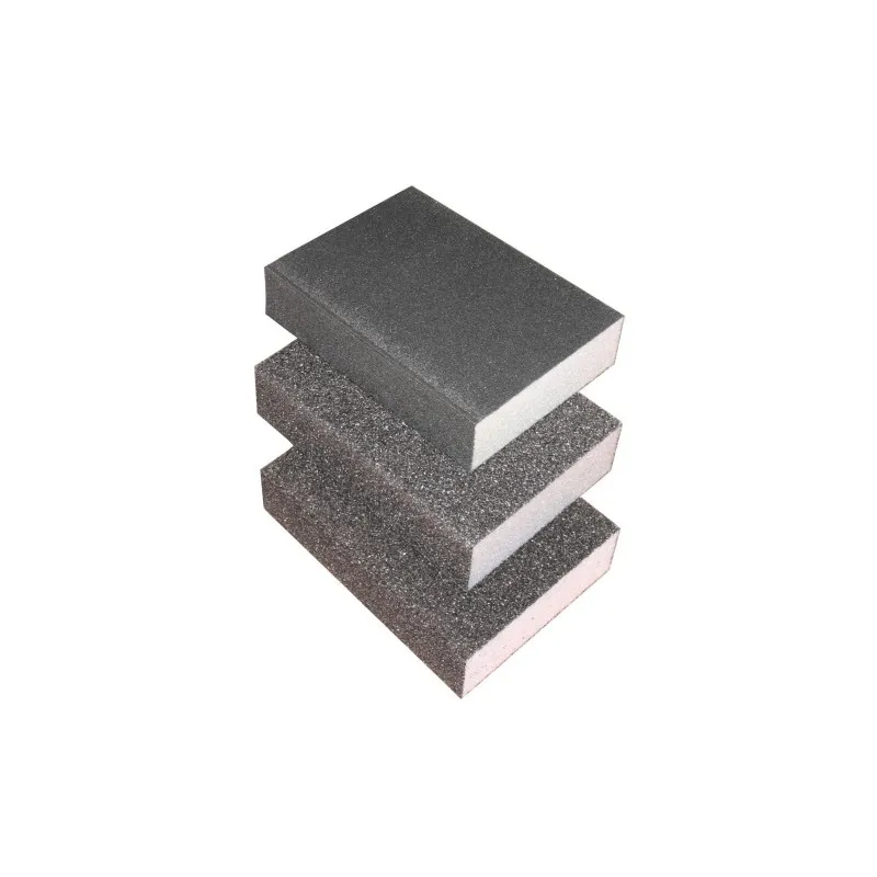 Éponge abrasive 4 faces / 220