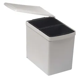 Poubelle de porte 16 L / Blanche