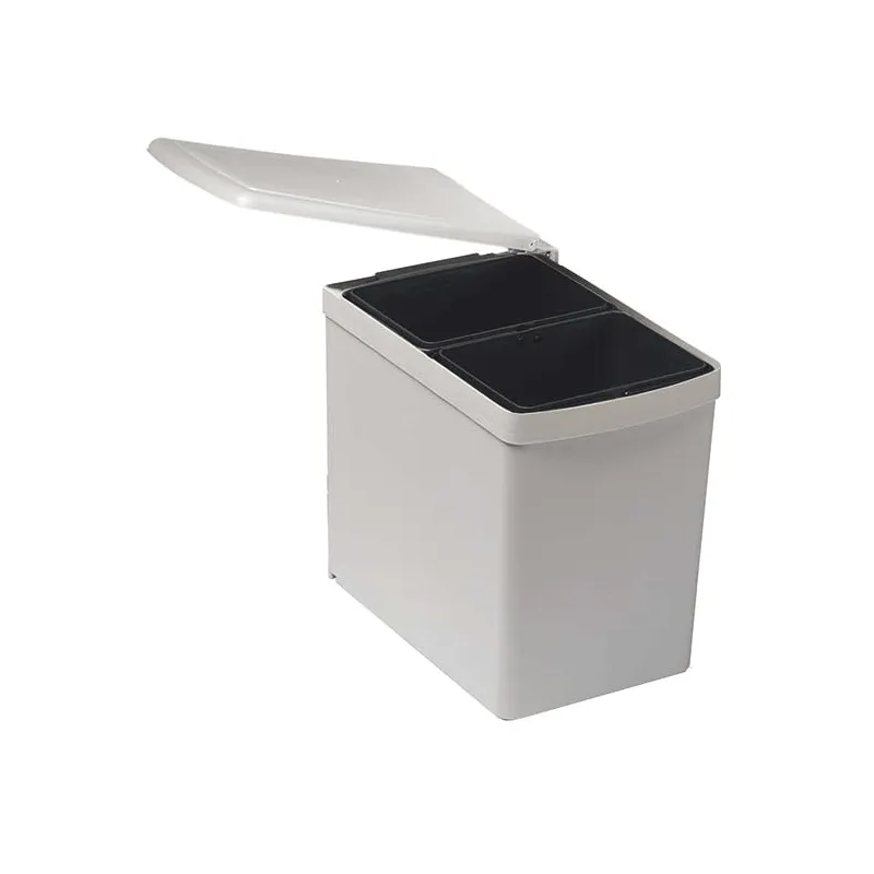 Poubelle de porte 16 L / Blanche