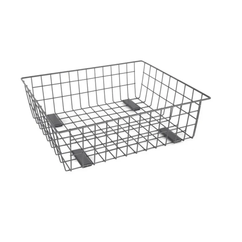 Panier coulissant Komfort anthracite / Coulisses à roulement avec amortissement