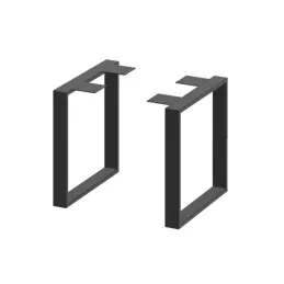 Pieds de table basse NEPTUN noirs / paire