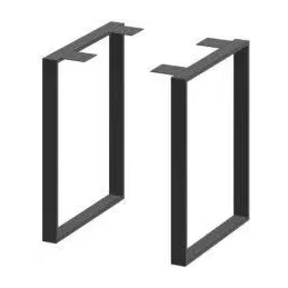 Pieds de table NEPTUN noirs / paire