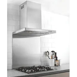 Crédence en verre pour plaque de cuisson / Blanc RAL 9003
