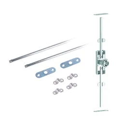 Serrure à double sens 1200 mm EXCELENT / Nickel