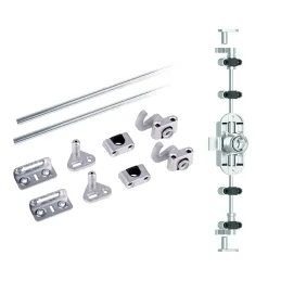 Serrure à trois points 1200 mm EXCELENT / Nickel
