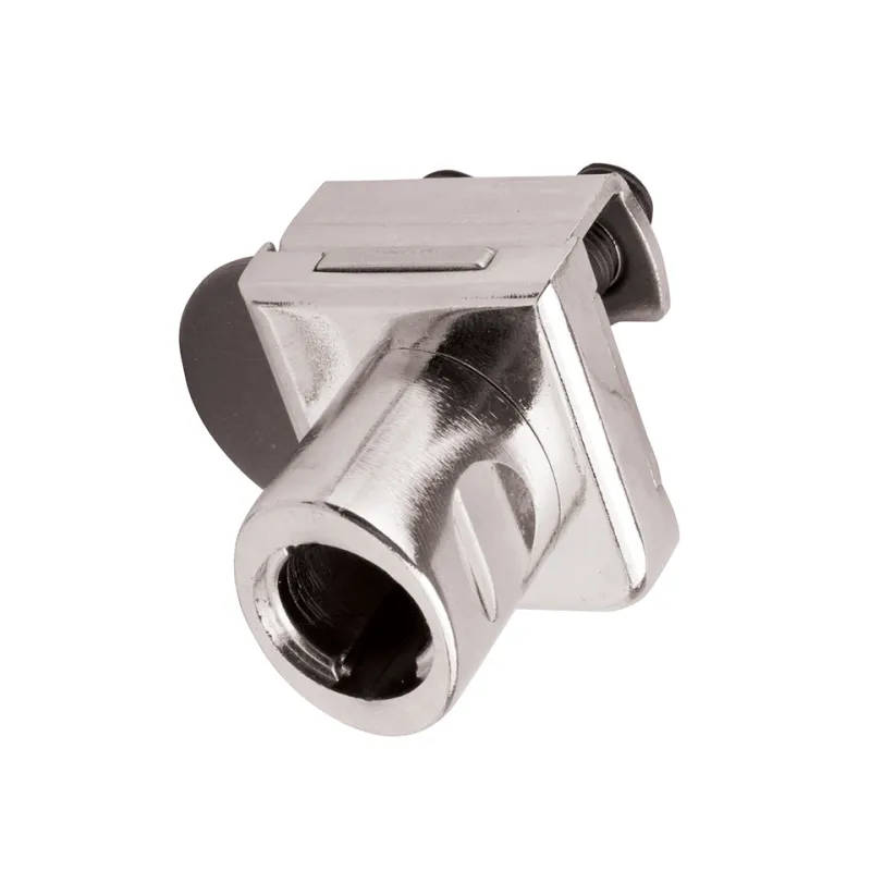 Serrure sans perçage pour deux vitres EXCELENT / Nickel