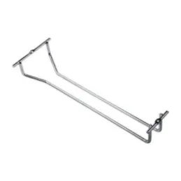 Support pour verres à une rangée / Chrome brillant