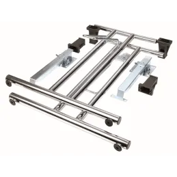 Structure pour table pliante FOLD / Chrome brillant