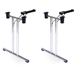 Structure pour table pliante FOLD / Chrome brillant