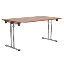 Structure pour table pliante FOLD / Chrome brillant