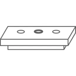 Clip pour lames de terrasse WPC ProFi Deck – 100 pièces / Noir