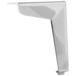 Pied de meuble LAMBDA / Chrome brillant