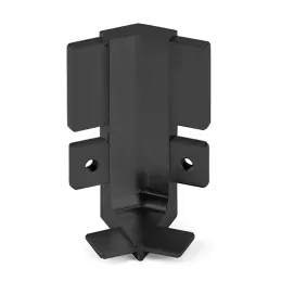 Angle intérieur pour profil de poignée PARMA - J / Noir mat