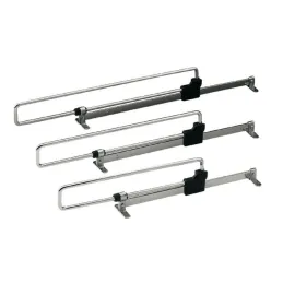 Porte-cintres coulissant EKKA / Chrome brillant