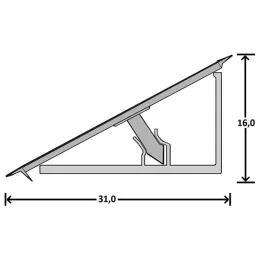 Profilé d’étanchéité PFLEIDERER 112 / Pin sable