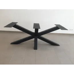 Structure de table SICILIA / Noir mat