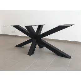 Structure de table SICILIA / Noir mat