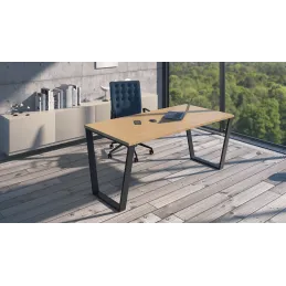 Pieds de table KALABRIA U noirs / paire