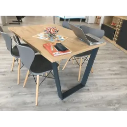 Pieds de table KALABRIA U noirs / paire