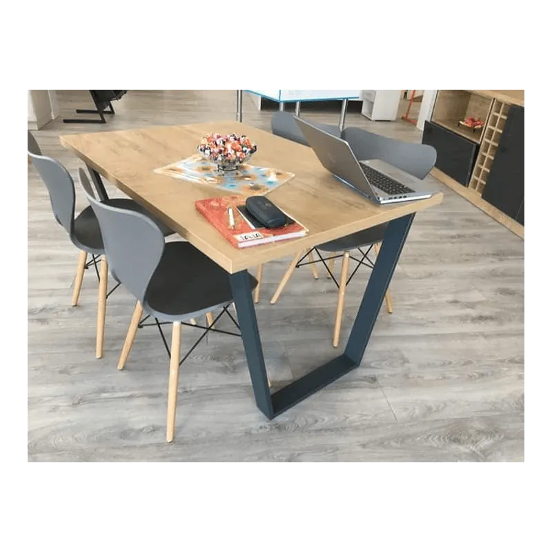Pieds de table KALABRIA U noirs / paire