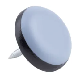 Patin clou en téflon gris / 10 pièces