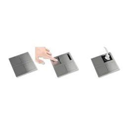 Prise électrique VersaHit 2 x 230 V FRENCH / Noir mat