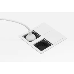 Prise électrique VersaHit 2 x 230 V FRENCH / Blanche