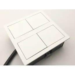 Prise électrique VersaHit 2 x 230 V FRENCH / Blanche