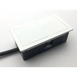 Prise électrique VersaHit Mono 1 x 230V FRENCH / Blanche