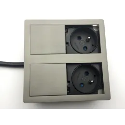 Prise électrique VersaHit 2 x 230V FRENCH / Étain