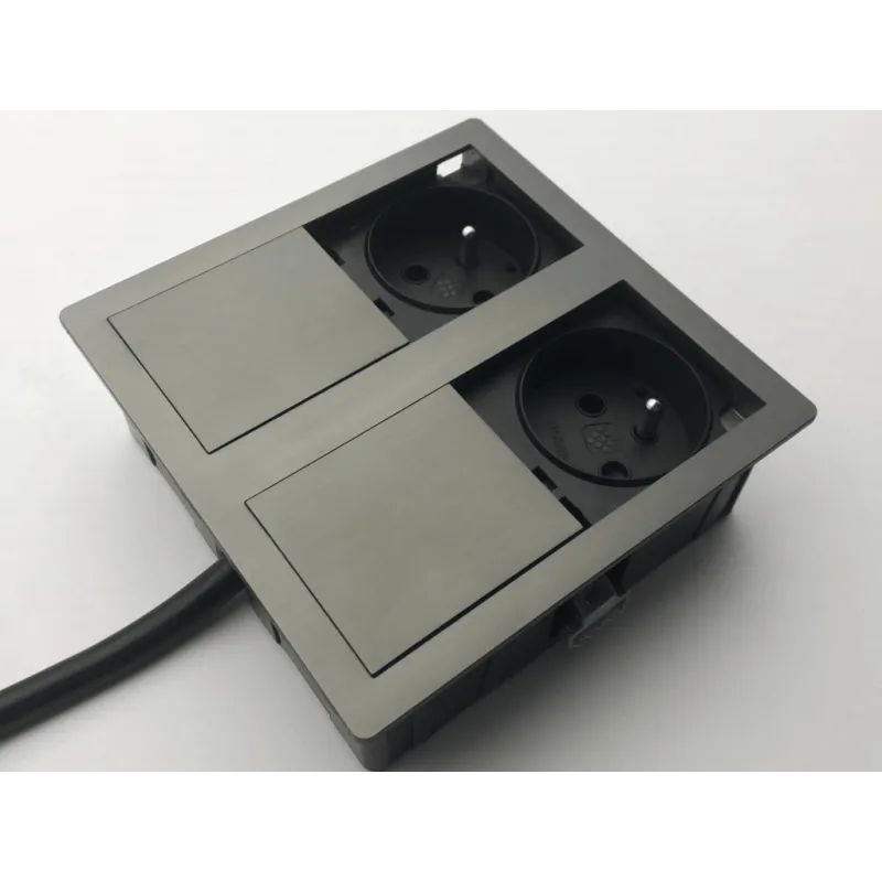 Prise électrique VersaHit 2 x 230V FRENCH / Étain