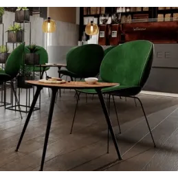 Pied de table inclinable CUBIC / Noir mat