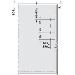 Mécanisme basculant HK TOP blanc / KIT