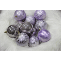 Boules de Noël en plastique